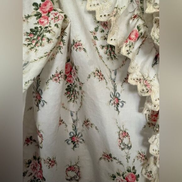 Loveshackfancy Bloomfield Floral Print Blouse Size M - Picture 9 of 15